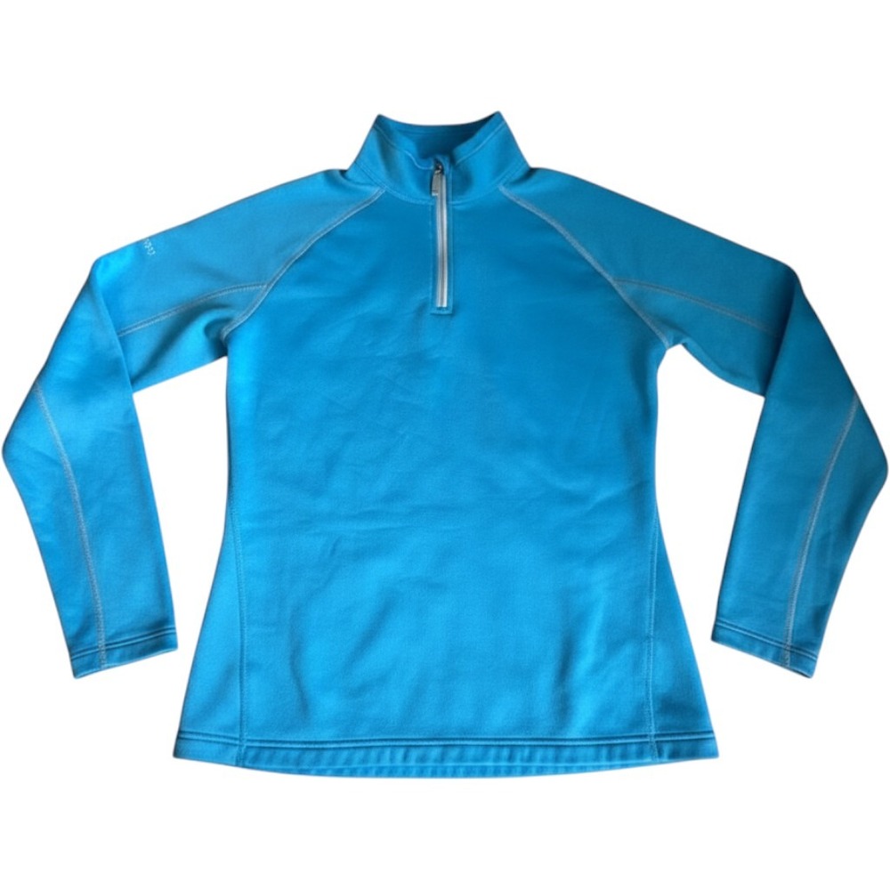 Marmot Polartec Power Stretch 1/4 Zip Pullover Blue Gorpcore Fall Women L A97770